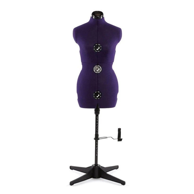 Mannequin de couture réglable Signature Violet – 32 à 54 (Tailles XS à L)